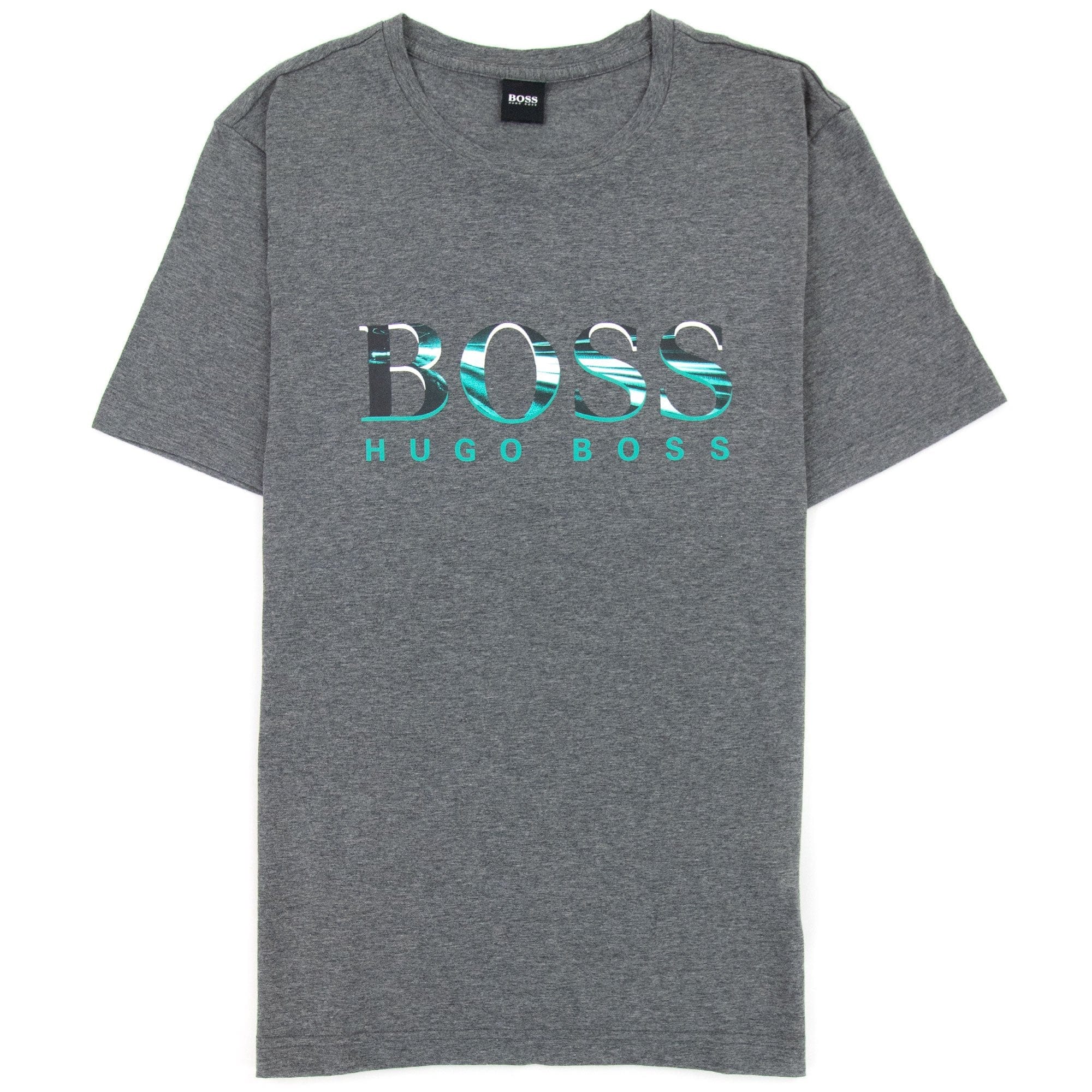 Hugo Boss Tee 3 Logo Tshirt Dark Grey