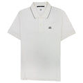 CP Company Stretch Piquet Polo White 103