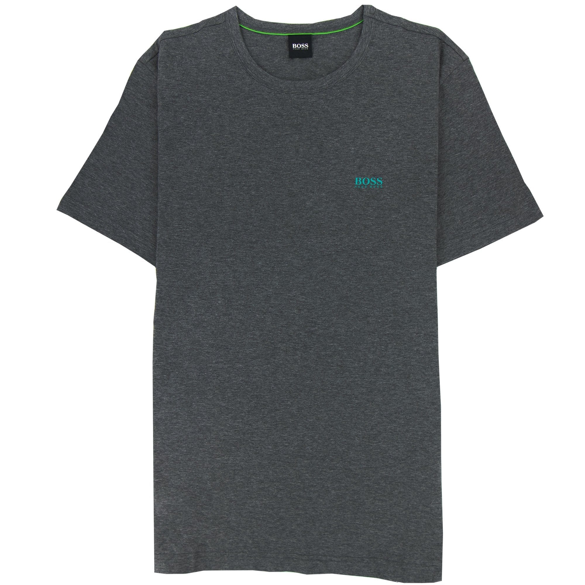 Hugo Boss Regular-fit T-shirt With Contrast Logo Grey 035