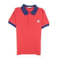 Moncler Junior Logo Maglia S/s Polo Red 455