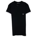 Emporio Armani Logo Side Stripe T Shirt Black