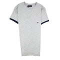 Emporio Armani Logo Side Stripe T Shirt Grey
