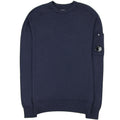 Cp Company Sea Island Medium Lens Sweater Navy 888