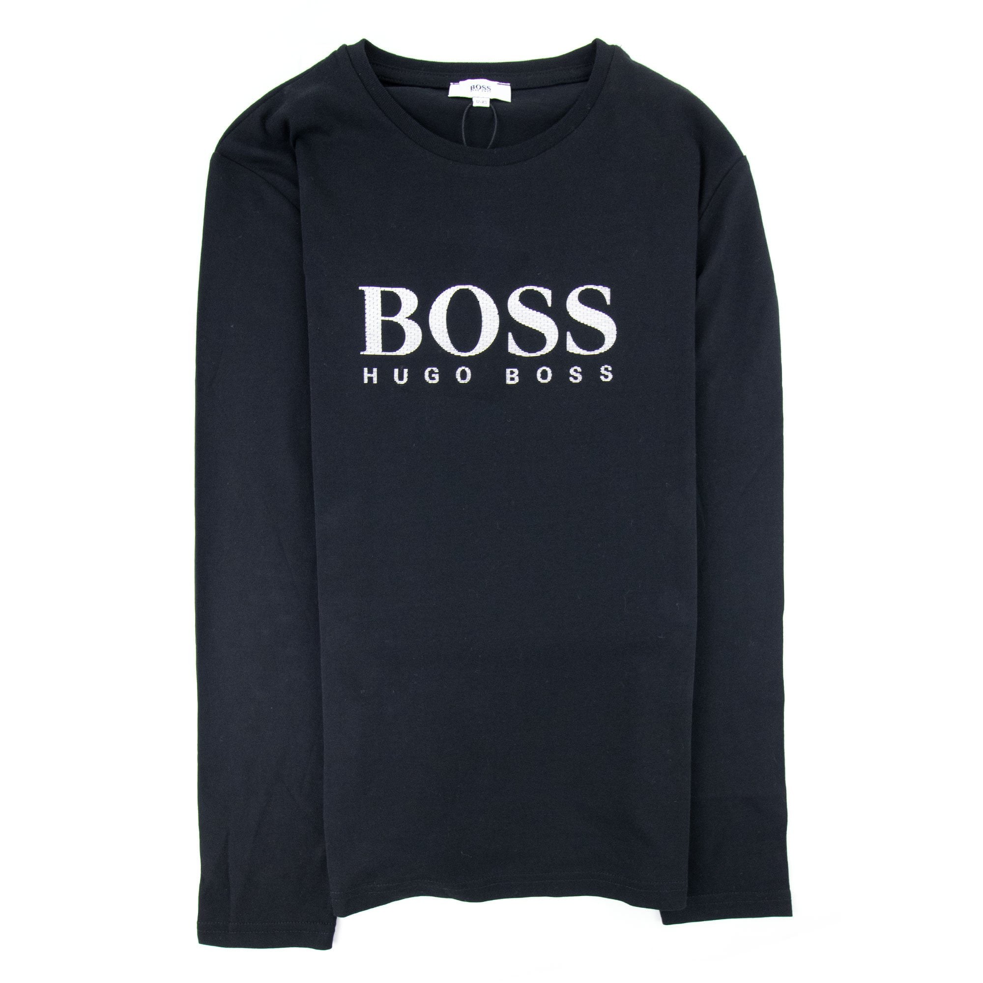 Hugo Boss Ls Top Boss Sign Chest Black