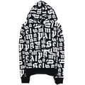 Palm Angels Broken Monogram Hoody Black