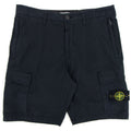 Stone Island Stretch Cotton Tela Cargo Shorts Navy V0020