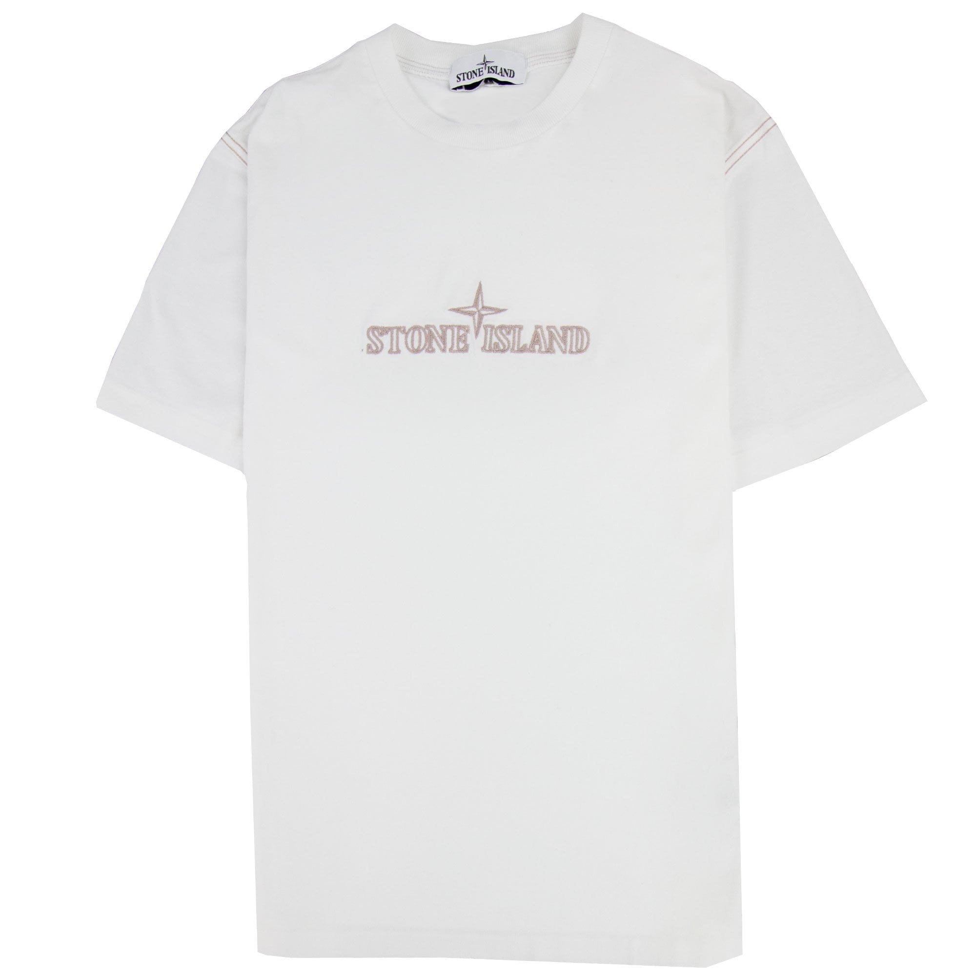 Stone Island Marina Logo T Shirt White V0001
