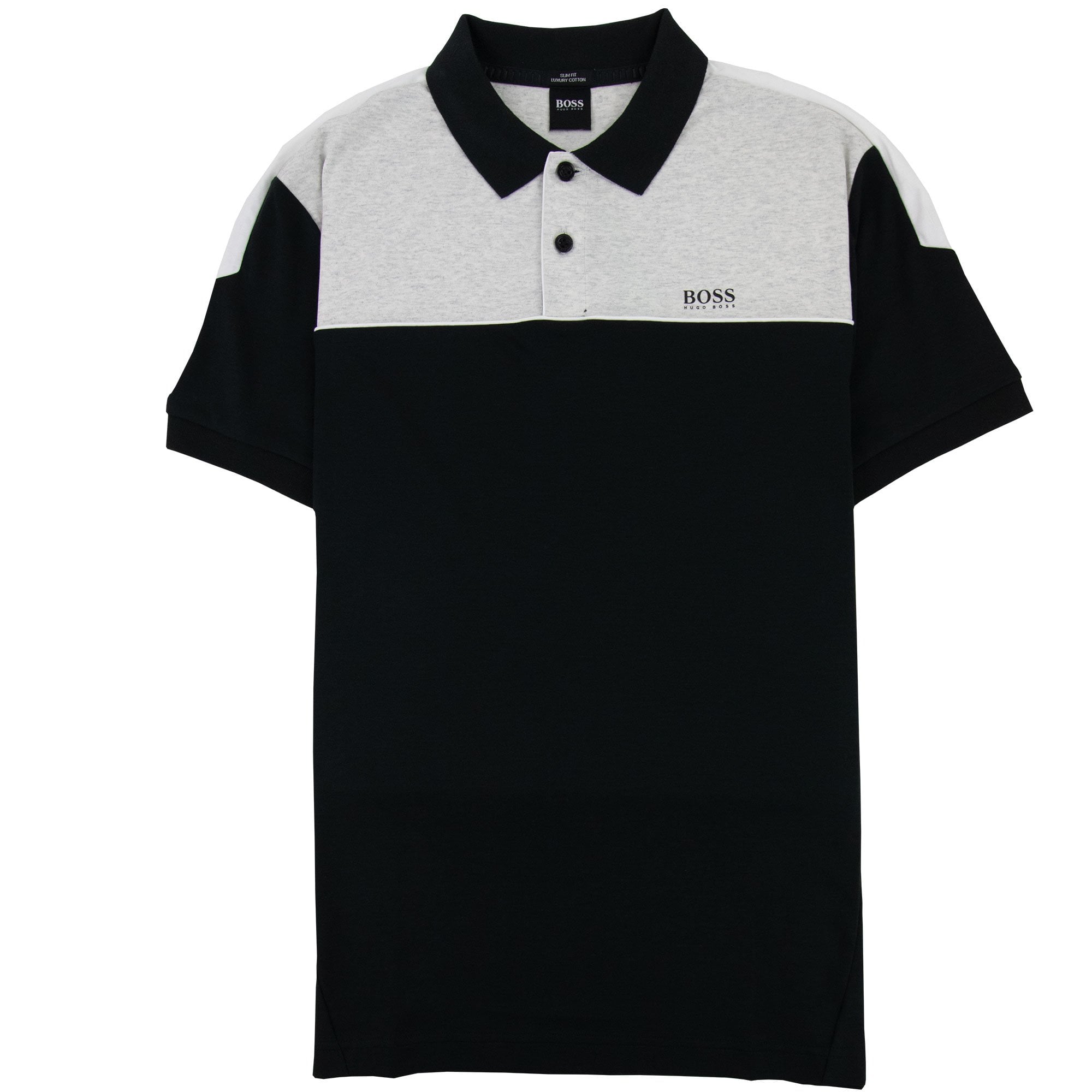 Hugo Boss Paule 1 Slim Fit Polo Black 001
