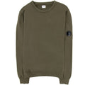 CP Company Light Fleece Lens Crew Sweatshirt Khaki 683