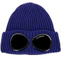 CP Company Extra Fine Merino Wool Goggle Beanie Blue 878
