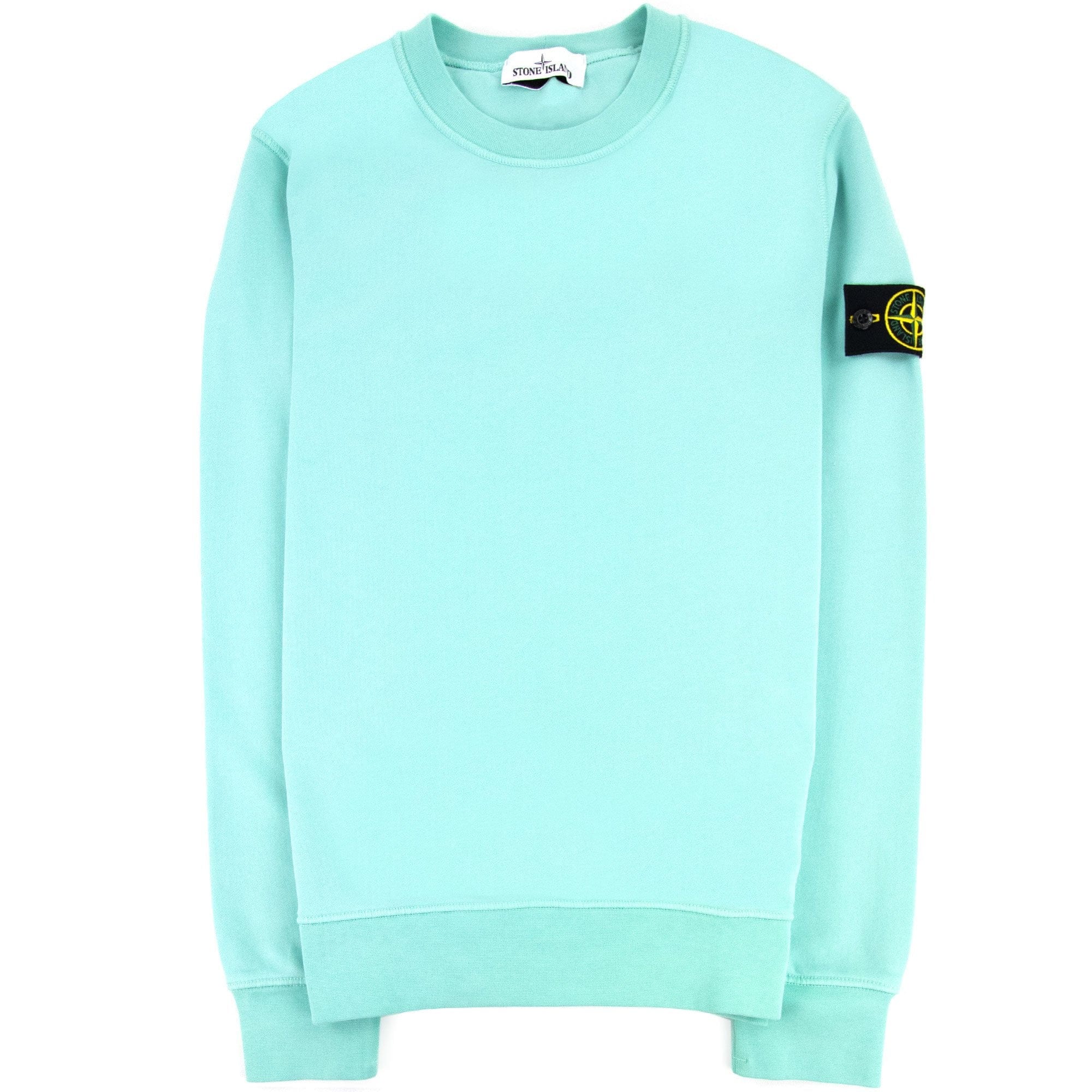 Stone Island 63051 Crewneck Sweatshirt Mint Green V0044