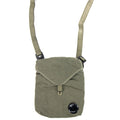 CP Company Nylon B Garment Dyed Crossbody Lens Bag Khaki 665