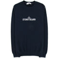 Stone Island Logo Marina Crewneck Sweatshirt Navy V0020