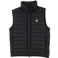 Stone Island G0725 O Cotton R Nylon Tela Gilet Black V0029