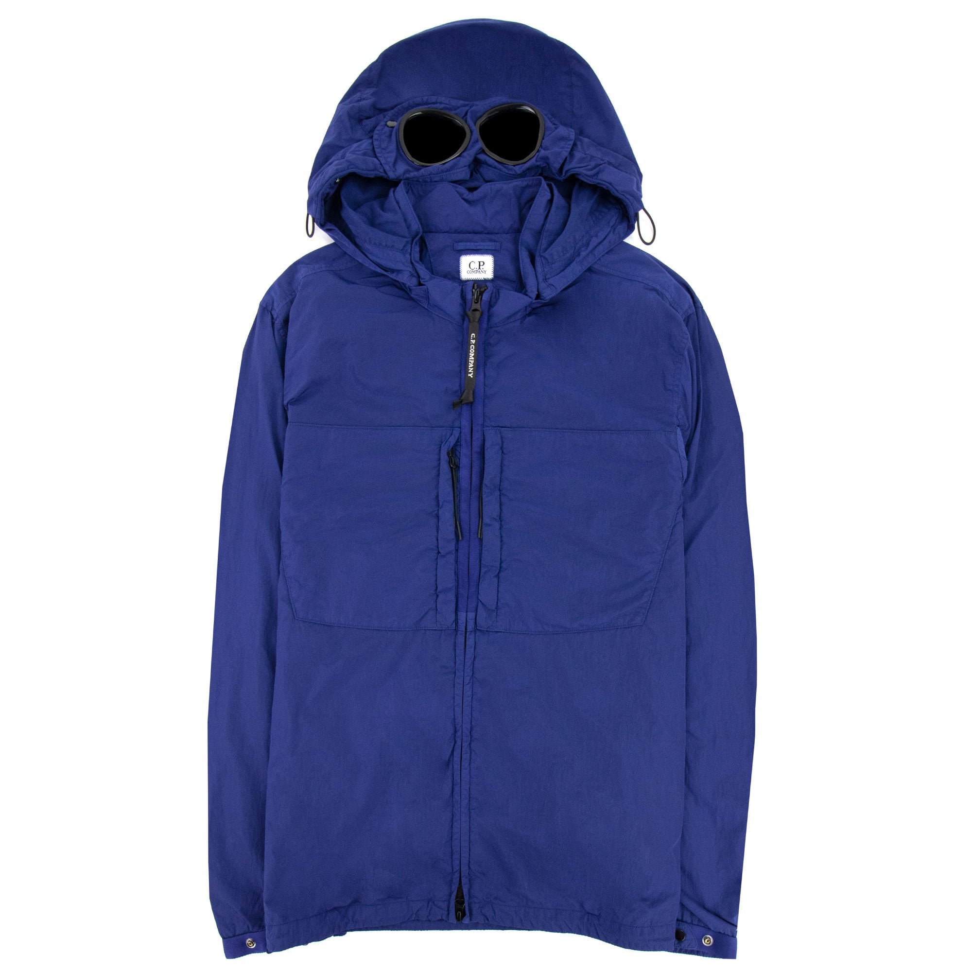CP Company Chrome-r Detachable Goggle Overshirt Blue 878