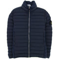 Stone Island Loom Woven Down Chambers Jacket Navy V0020