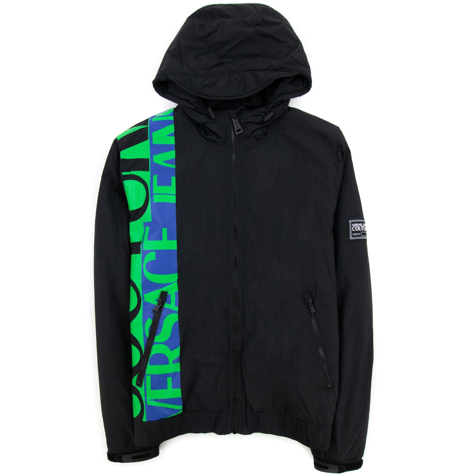 Versace Jeans Couture Logo Accent Jacket Black