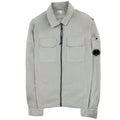 Cp Company Gabardine Zipped Shirt Green 917
