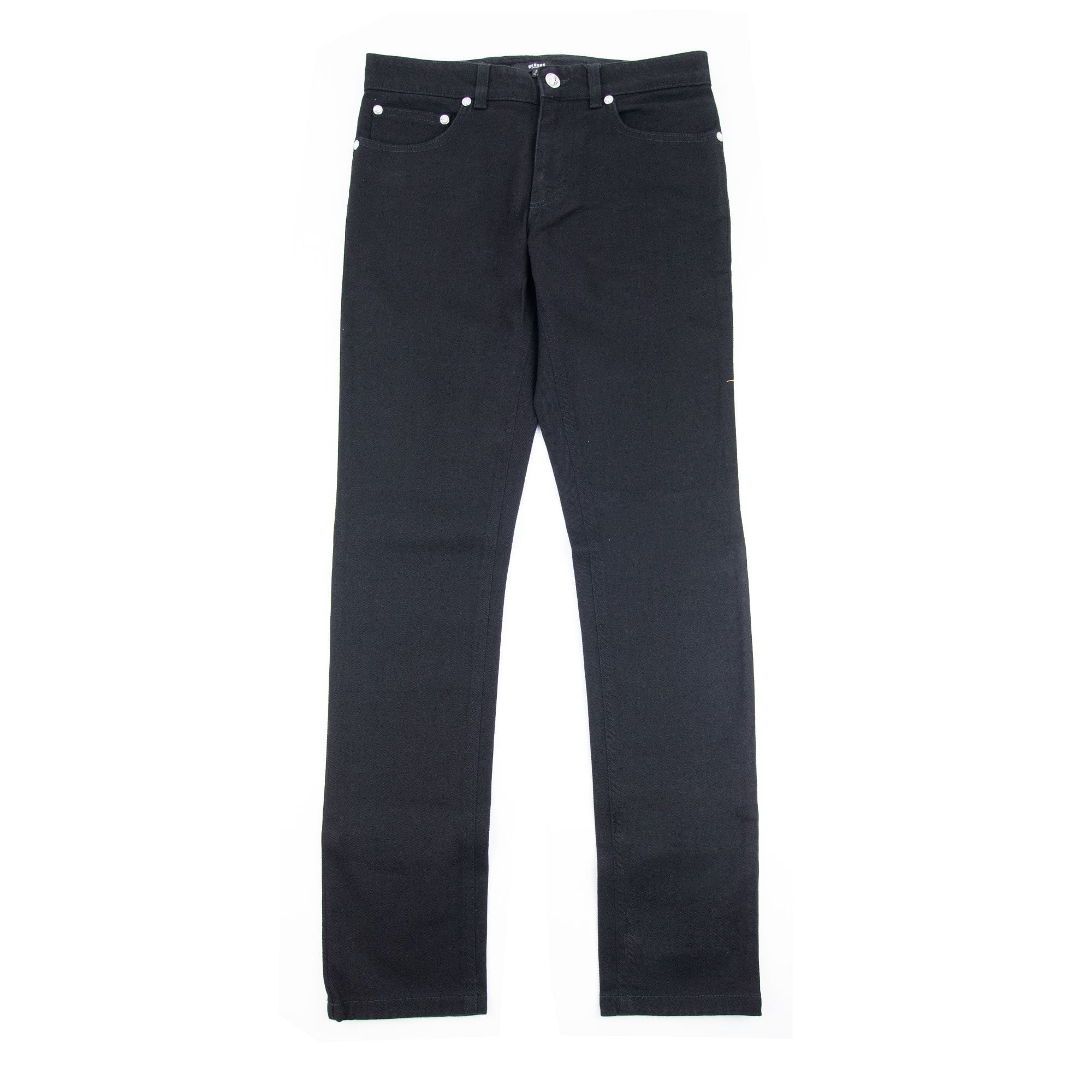 Versace Versus Safety Pin Denim Jeans Black