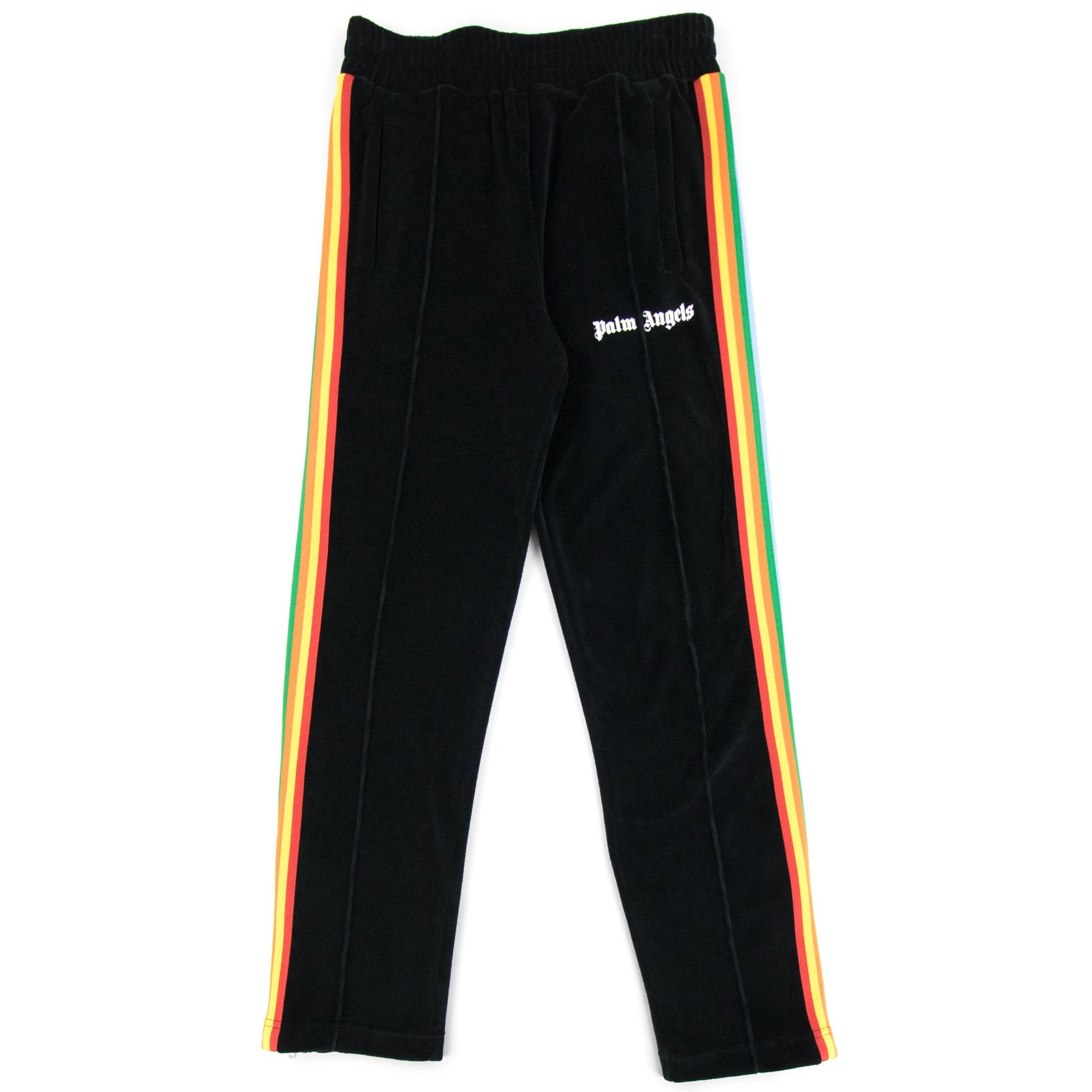 Palm Angels Rainbow Track Pants Black/multi
