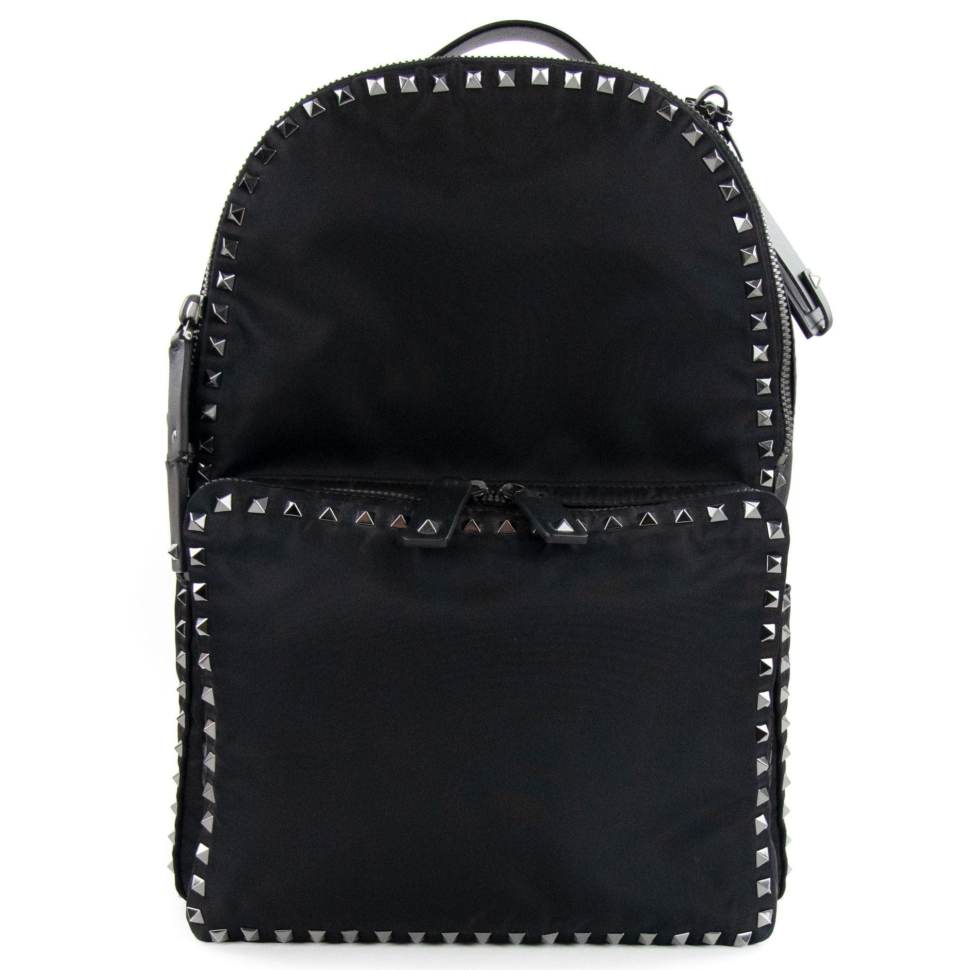 Valentino Studded Backpack Black 0NO