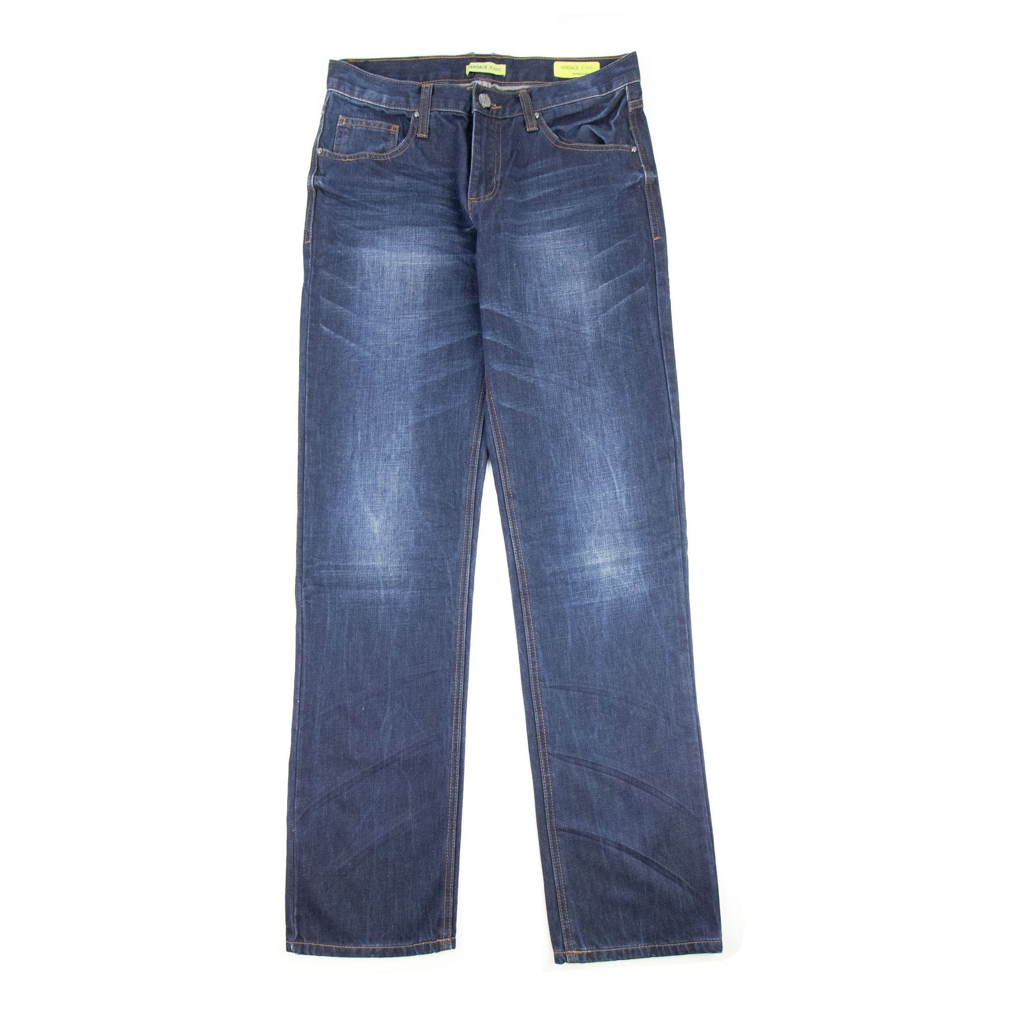 Versace Jeans Pocket Tiger Denim Jeans Denim Blue