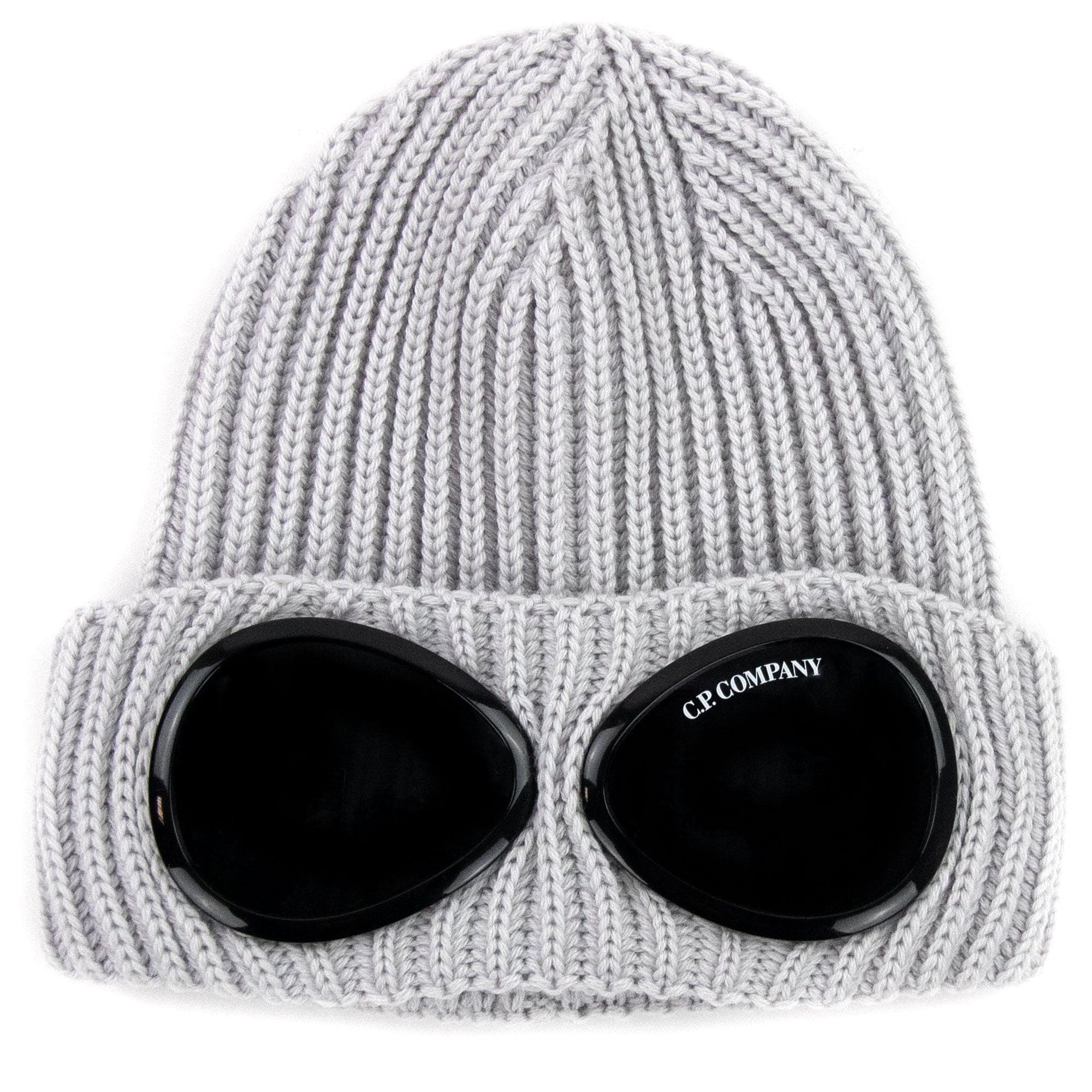 Cp Company Undersixteen Extra Fine Merino Wool Goggle Beanie Sandshell 116