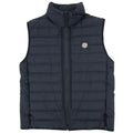 Stone Island G0725 O Cotton R Nylon Tela Gilet Navy Blue V0020