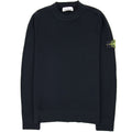 Stone Island 560c2 Classic Wool Knit Navy Blue V0020
