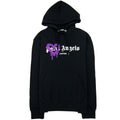 Palm Angels Aspen Heart Sprayed Hoody Black/purple
