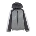 Armani Junior Eagle Logo Tracksuit Melange Grigio