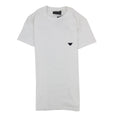 Emporio Armani Embroidered Logo S/s T Shirt White