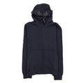 Cp Company Diagonal Raised Fleece Goggle Full Zip Hoodie Navy/navy