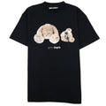 Palm Angels Spray Bear Classic T Shirt Black/brown