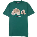Palm Angels Spray Bear Classic T Shirt Forest Green
