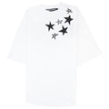 Palm Angels Shooting Stars Overlogo T Shirt White/black