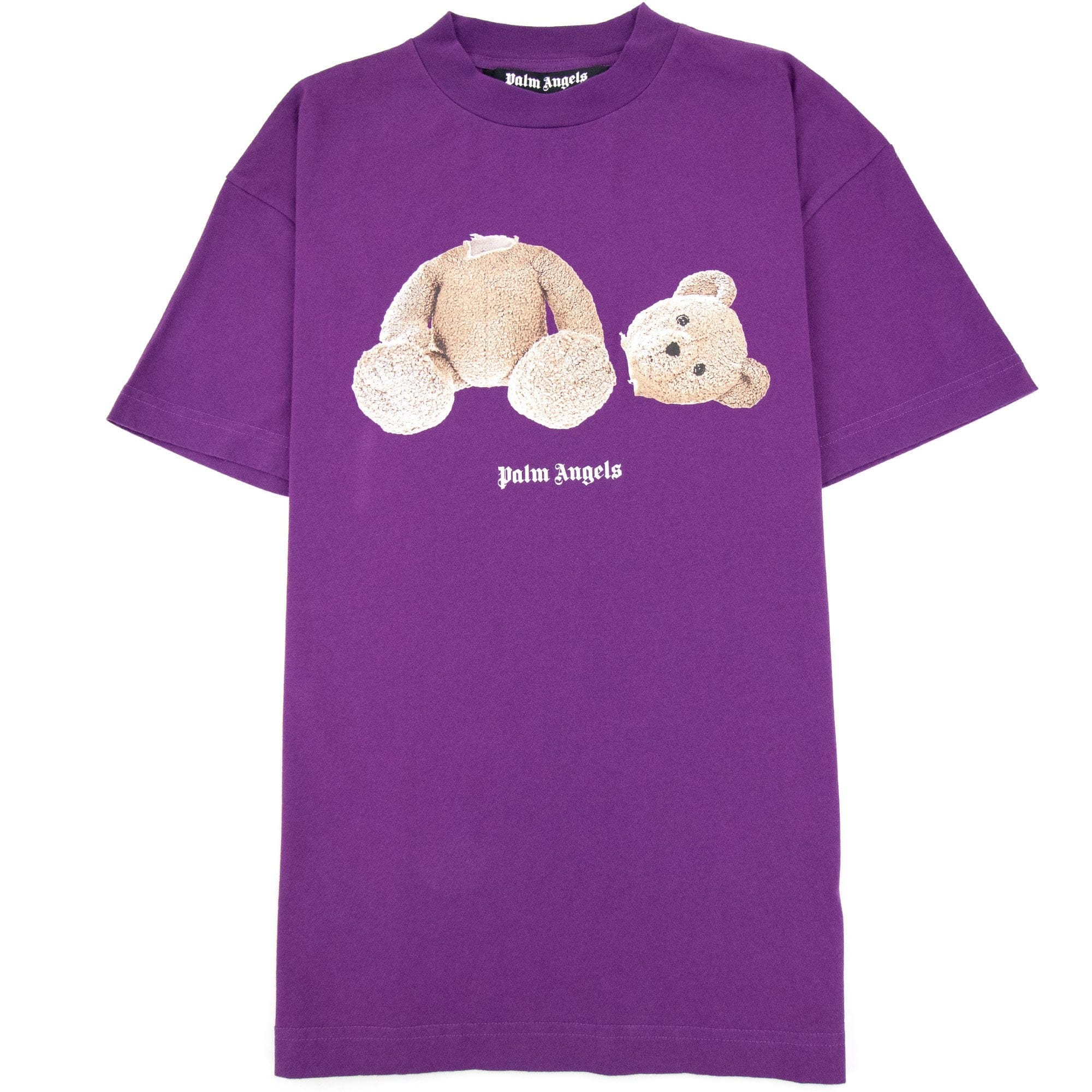 Palm Angels Ice Bear Logo T Shirt Purple/brown