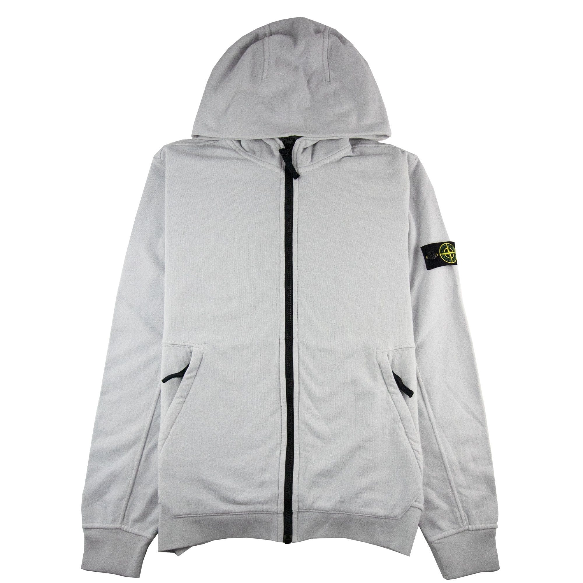 Stone Island Zip Hoody Kids Pearl Grey V0061