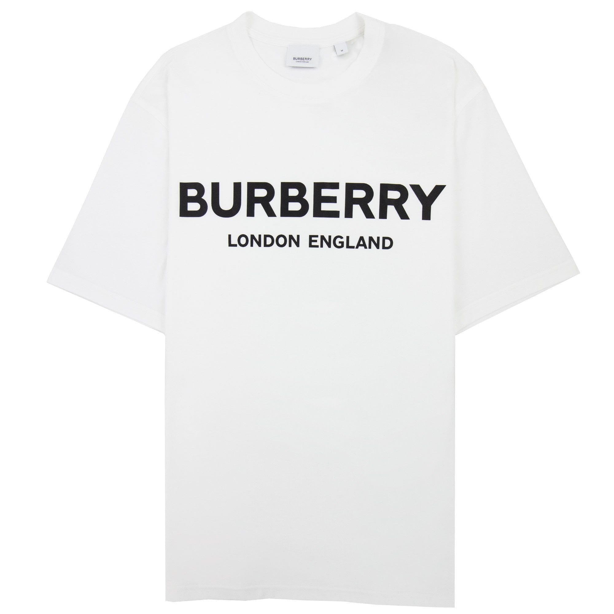 Burberry Logo Print T Shirt White