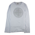 Stone Island Junior 21154 Compass L/s T Shirt Pale Blue V0040