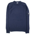Cp Company Arm Lense Knitted Sweatshirt Navy 888