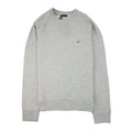 Emporio Armani Eagle Logo Light Fleece Sweatshirt Grey Marl