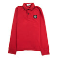Stone Island Junior L/s Polo Kids Red/black V0010