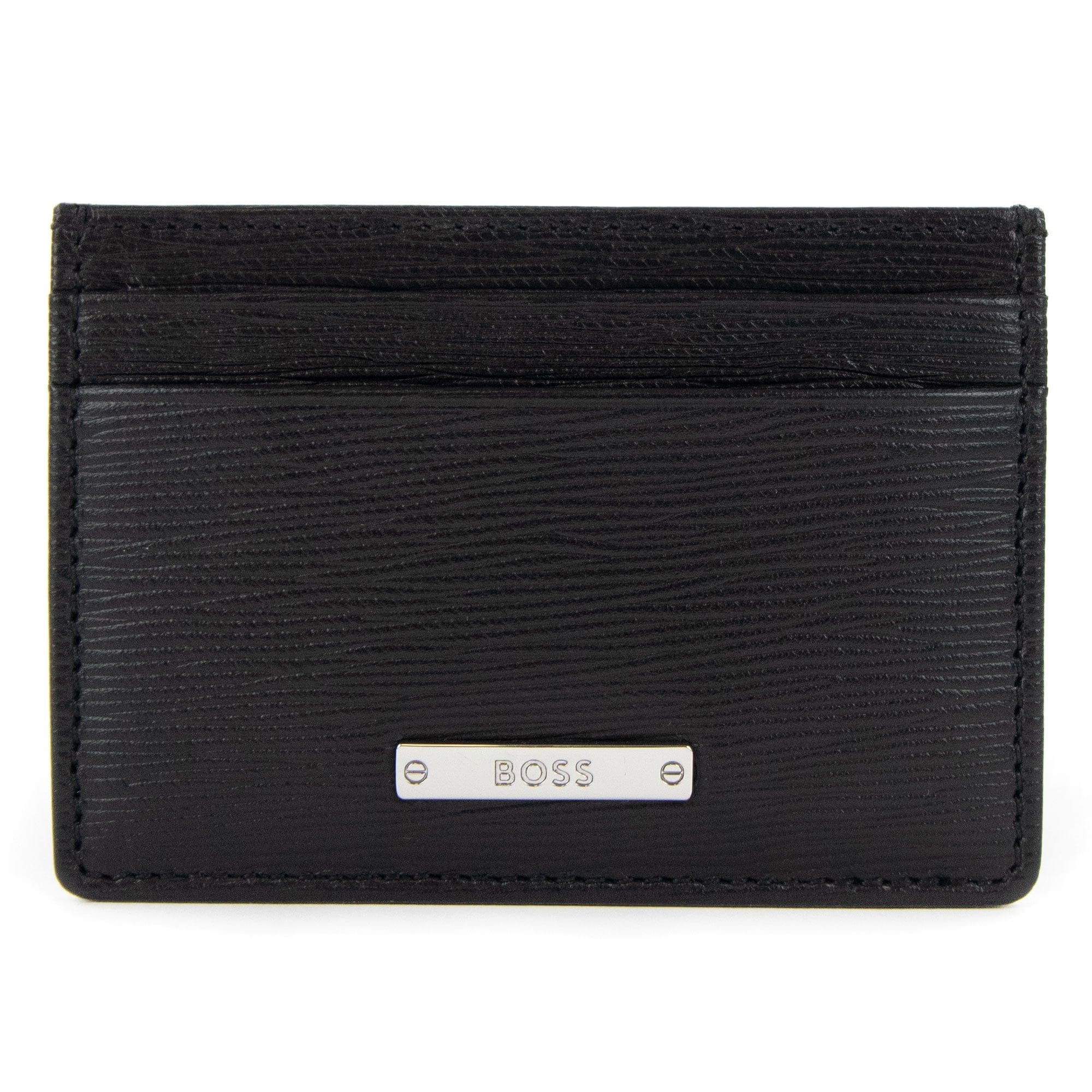 Hugo Boss Gallery A Leather Card Holder Black 001