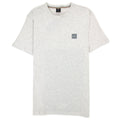 Hugo Boss Tales 1 Patch Logo T Shirt Marl Grey