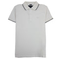 Armani Jeans Twin Tipped Slim S/s Polo White