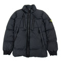Stone Island 40223 Garment Dyed Crinkle Reps Ny Down Jacket Black V0029