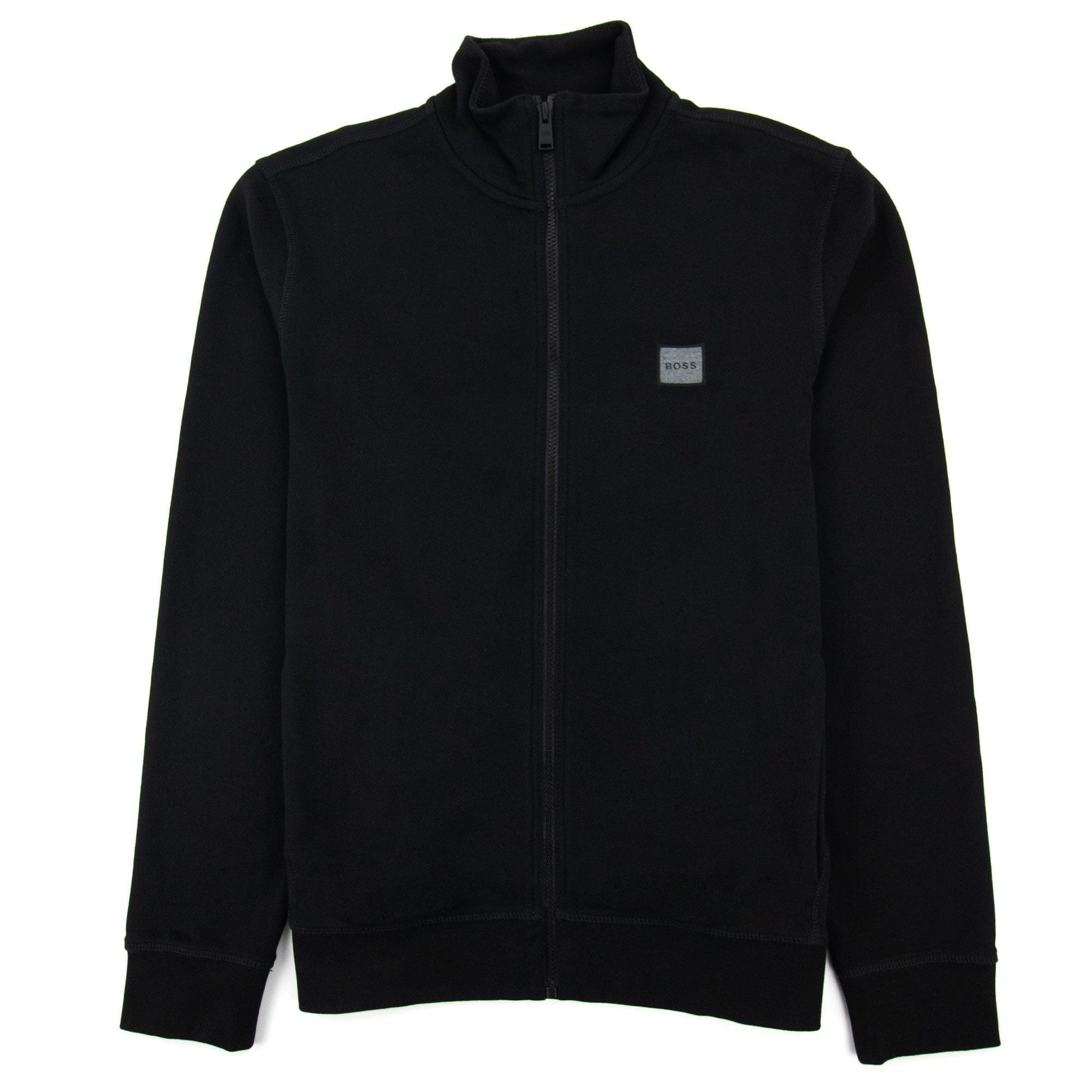 Hugo Boss Zestart 1 Patch Logo Funnel Neck Sweat Black 001