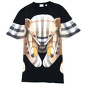 Burberry Thomas Bear Print Cotton T-shirt Black