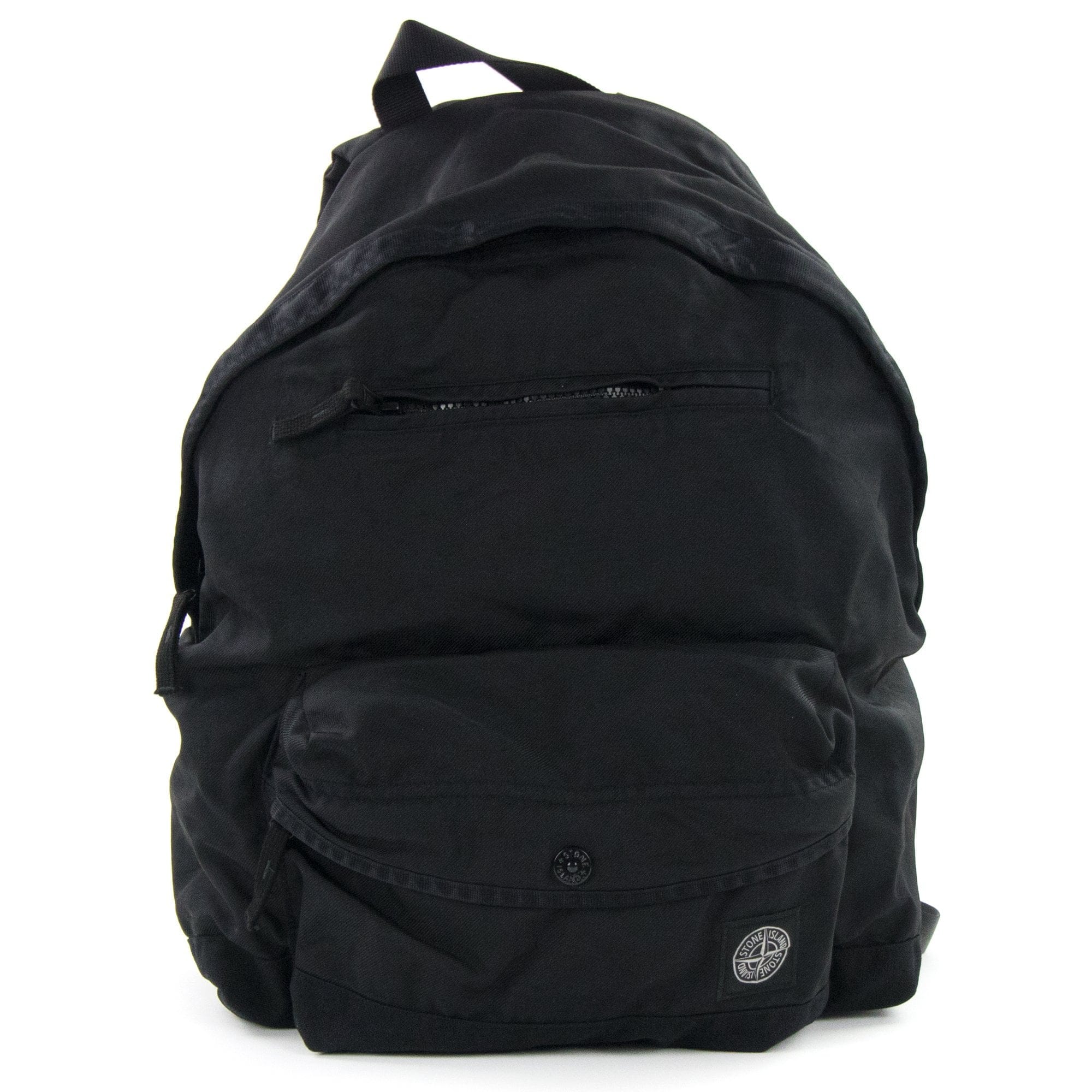 Stone Island Junior 90362 Worsted Nylon Watro Black V0029